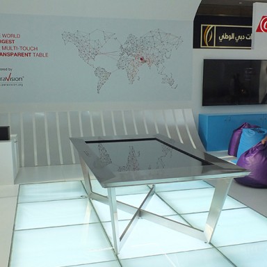 transparent screens full integrated solution 4k multitouch