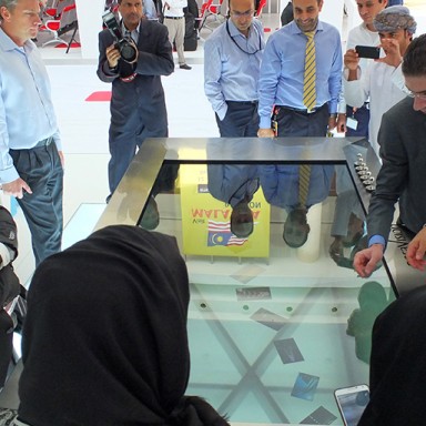 transparent screens full integrated solution 4k multitouch