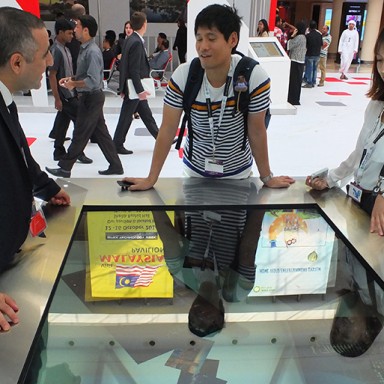 transparent screens full integrated solution 4k multitouch