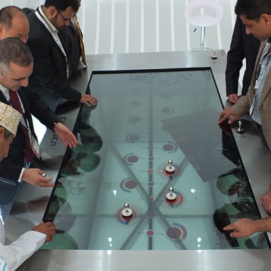 transparent screens full integrated solution 4k multitouch