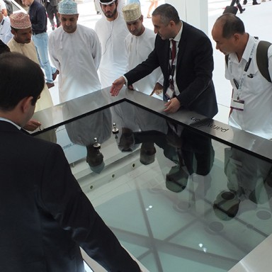 transparent screens full integrated solution 4k multitouch