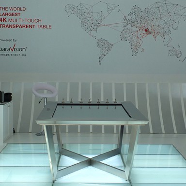 transparent screens full integrated solution 4k multitouch