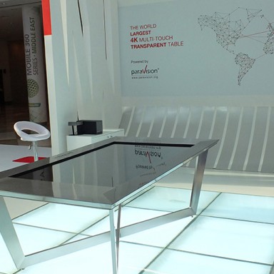 transparent screens full integrated solution 4k multitouch