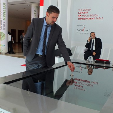 transparent screens full integrated solution 4k multitouch